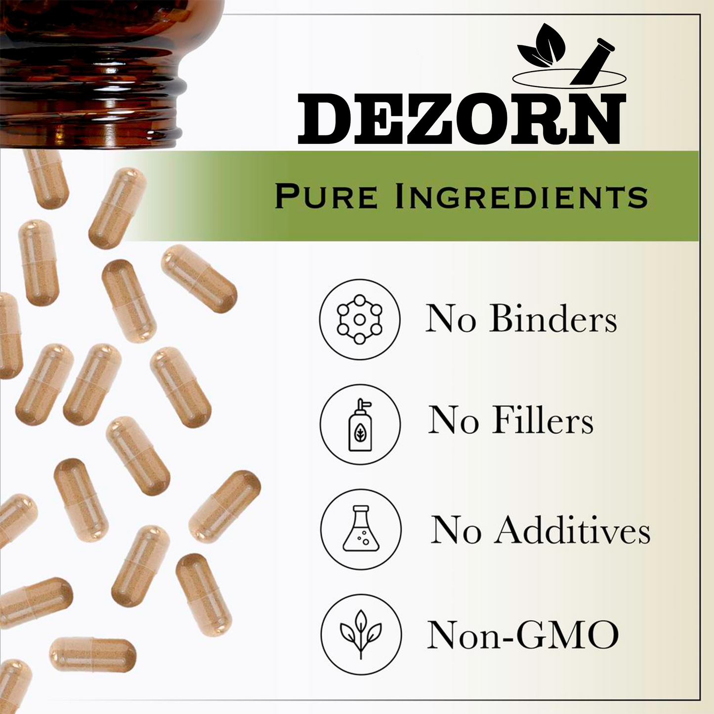 Dezorn® Organic Garlic Capsules, 600 mg