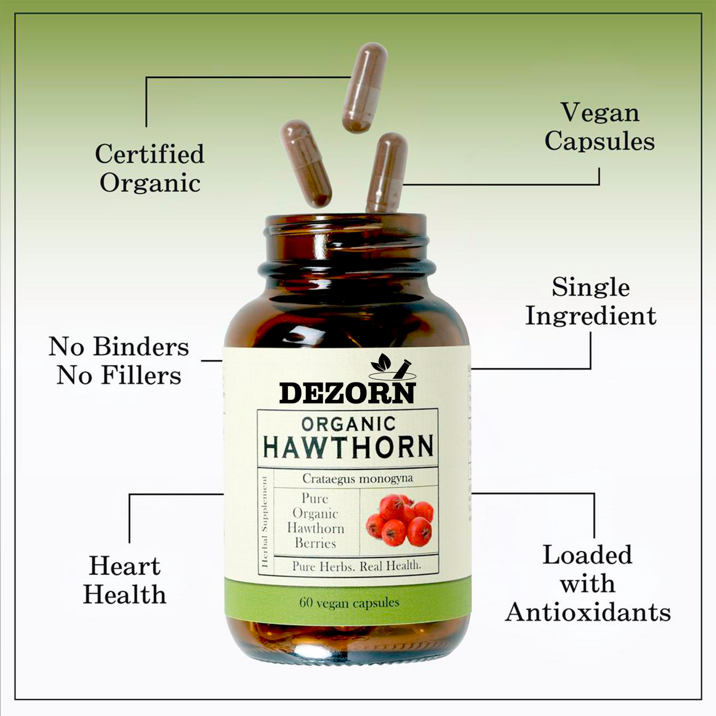 Dezorn® Organic Hawthorn Berry