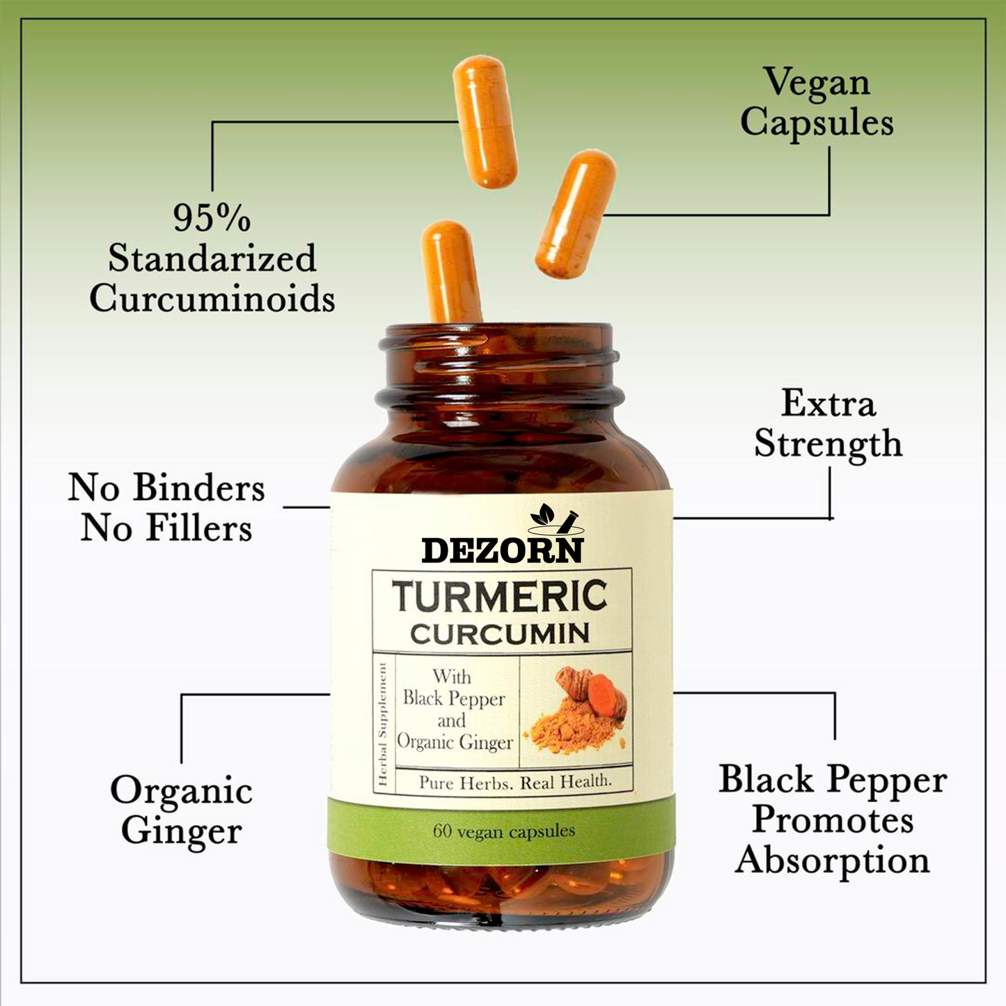 Dezorn® Turmeric Curcumin- Certified Organic